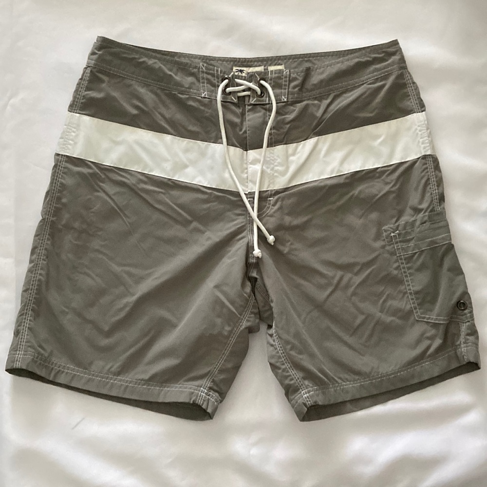 J. Crew Original Swimwear Board Shorts Gray size 36
